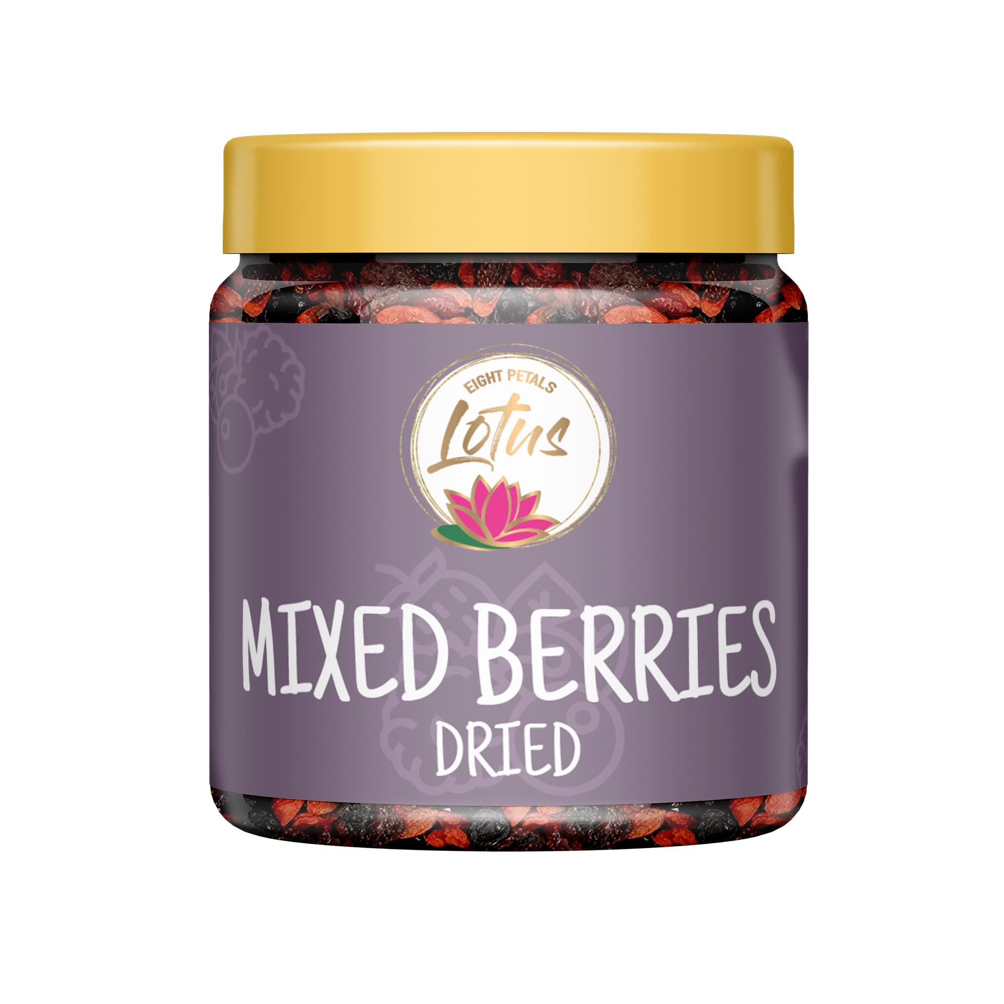 Eight Petals Lotus Mixed Berries Dried 250g