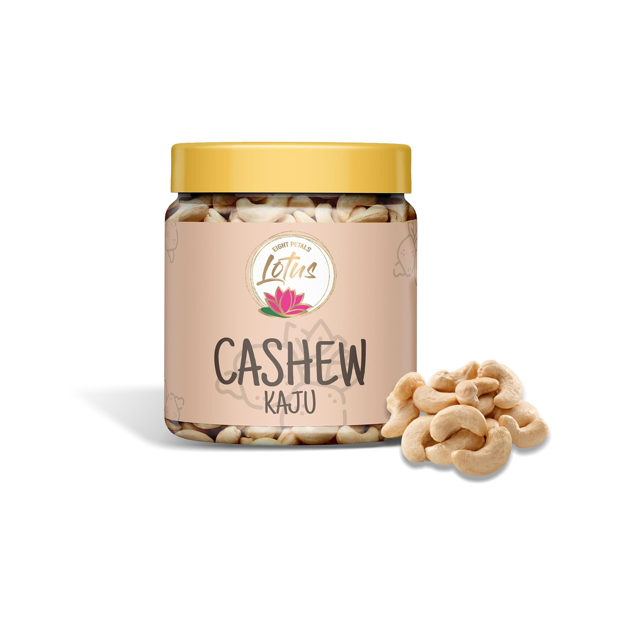 EIGHT PETALLED LOTUS 100% Natural Whole Cashews 250 G | Nutritious & Delicious | Heart-Healthy Goodness| Cashew Nuts Organic