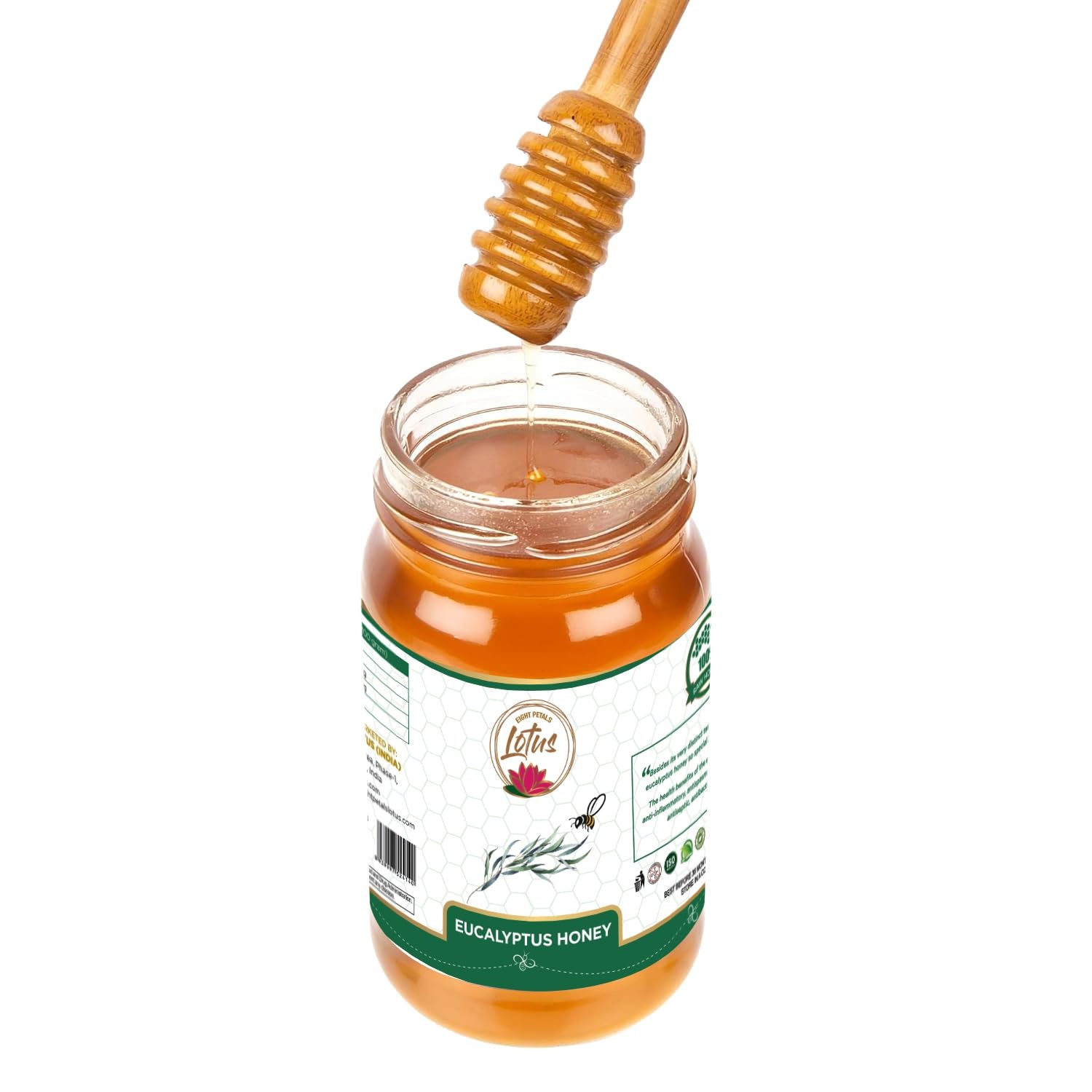 Eight Petals Lotus Eucalyptus Honey 250 gm