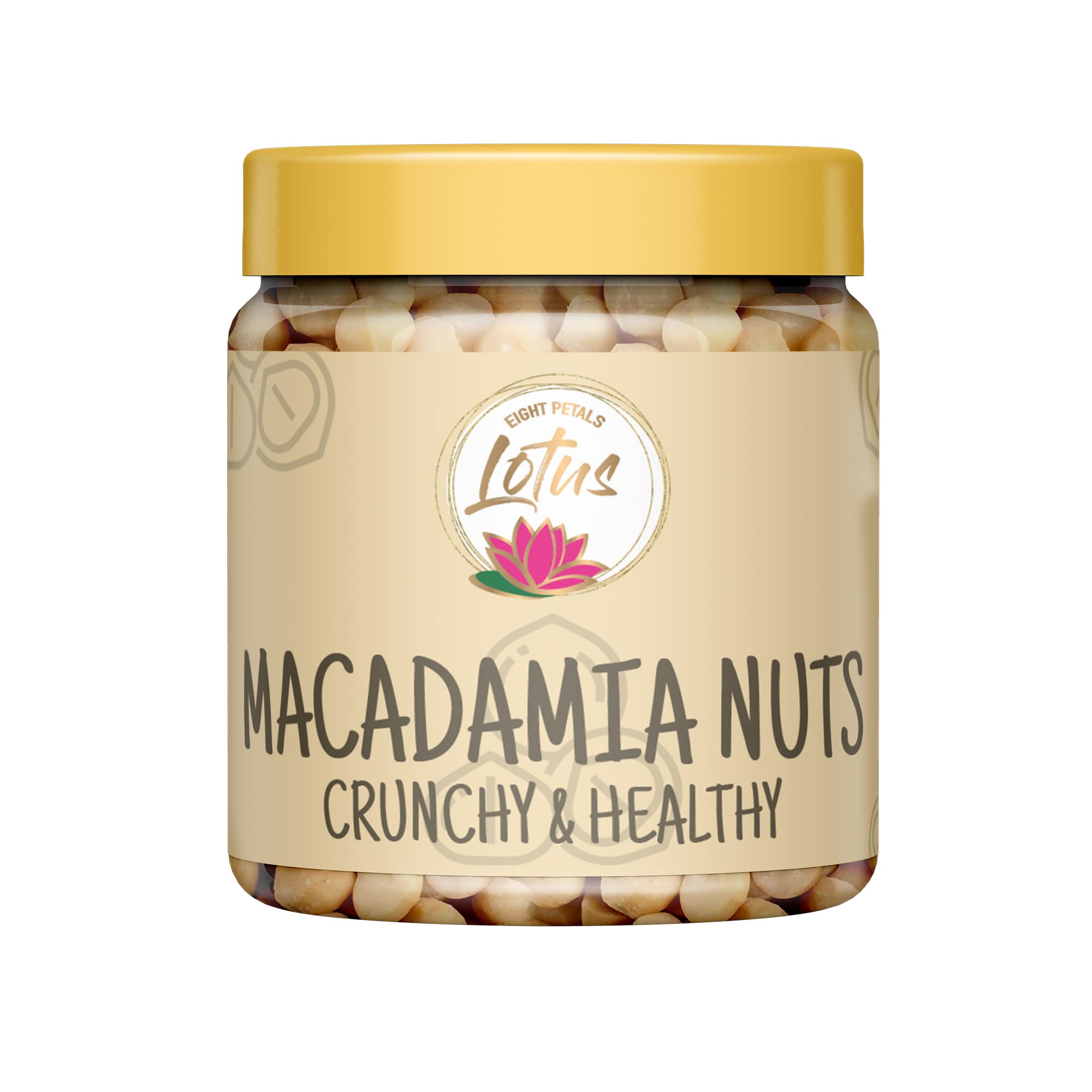 Eight Petals Lotus Macademia Nuts Crunchy & Healthy 250g