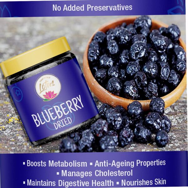 Eight Petals Lotus Blueberry Dried 250g - Image 6