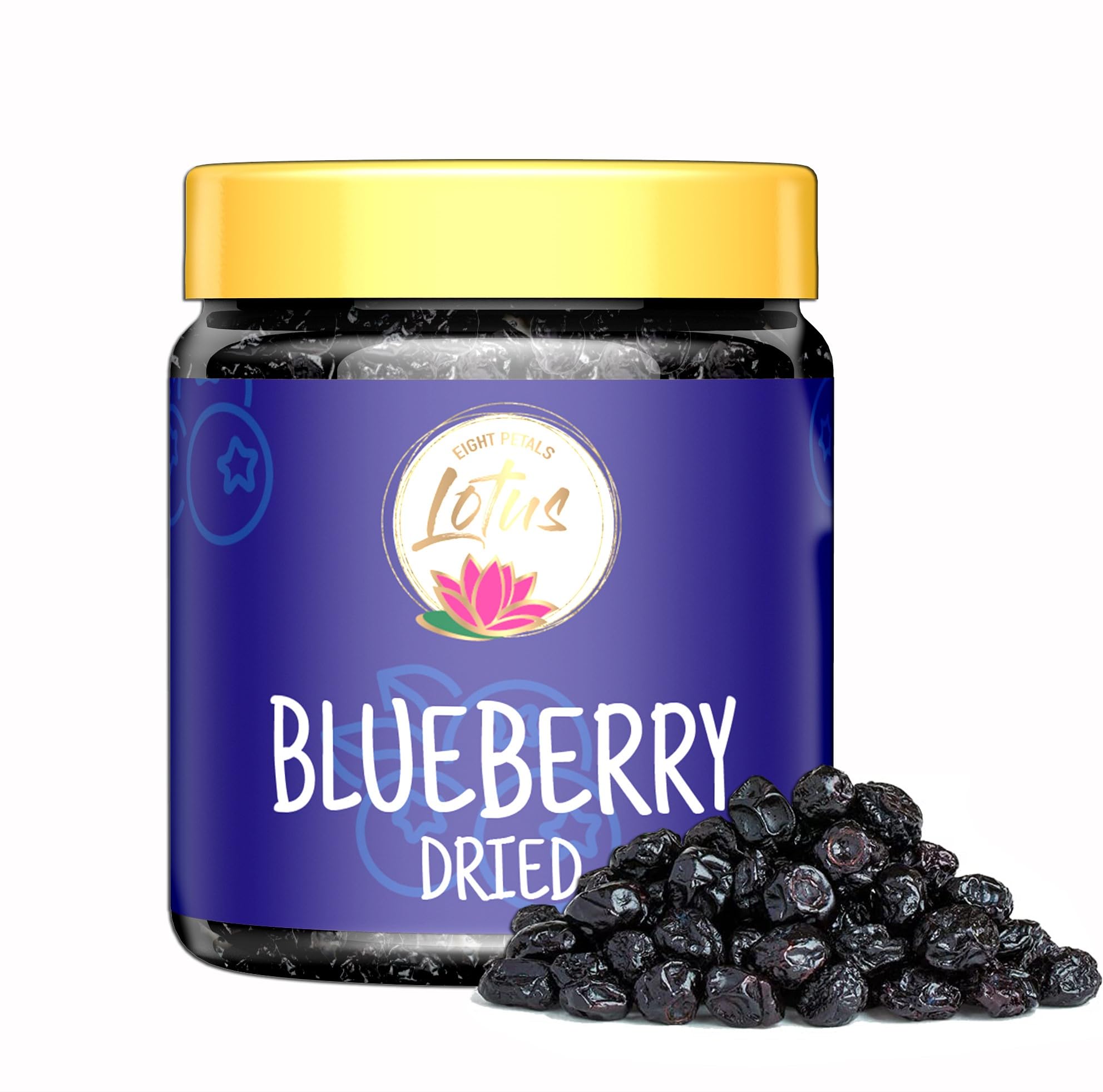 Eight Petals Lotus Blueberry Dried 250g