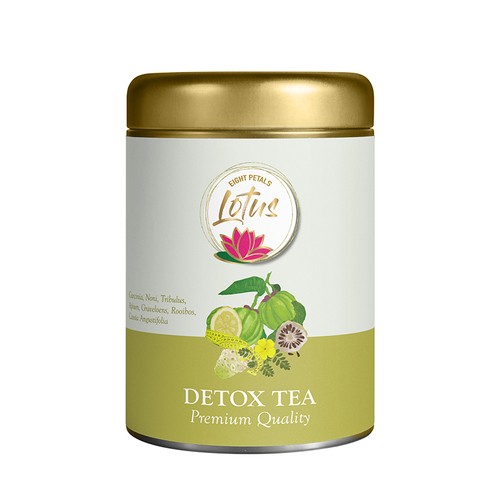 Eight Petals Lotus Detox Herbal Tea | 100% Natural | 50g Tin